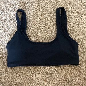 black shein bikini top